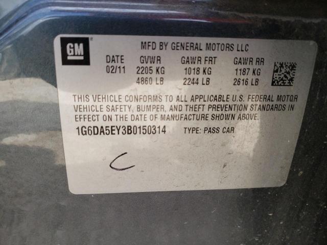 Photo 10 from auction – 2011 CADILLAC CTS with VIN 1G6DA5EY3B0150314