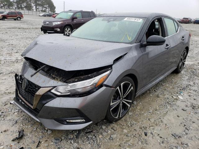 Photo 2 from auction – 2020 NISSAN SENTRA SR with VIN 3N1AB8DVXLY311449
