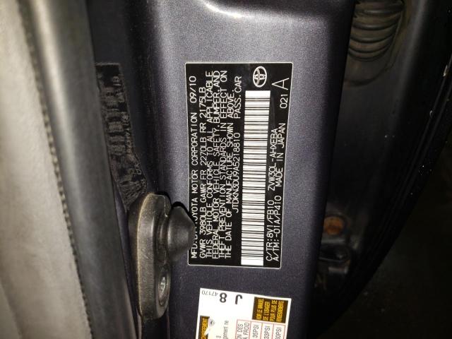 Photo 10 from auction – 2010 TOYOTA PRIUS with VIN JTDKN3DU9A5218810