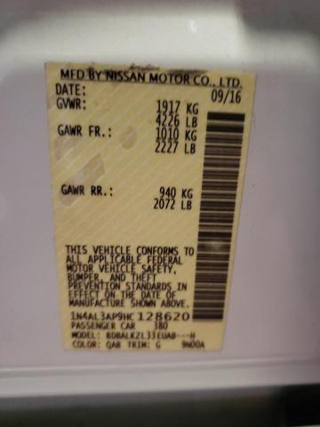 Photo 10 from auction – 2017 NISSAN ALTIMA 2.5 with VIN 1N4AL3AP9HC128620
