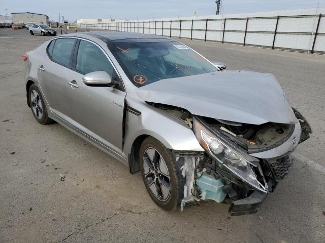 KIA OPTIMA HYB 2013 with VIN KNAGM4AD9D5057976 - Photo from auction
