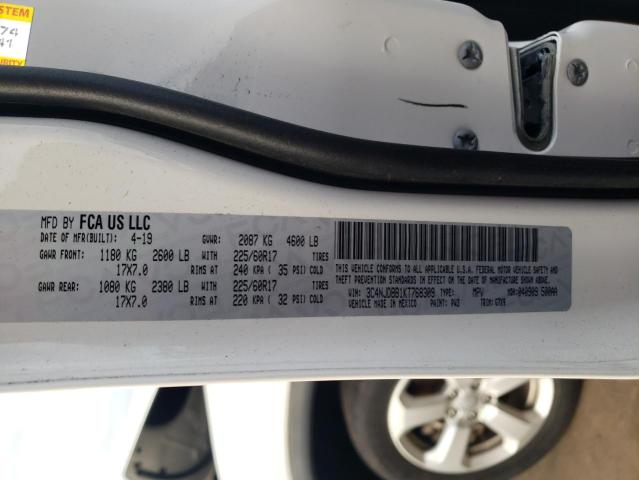 Photo 10 from auction – 2019 JEEP COMPASS LA with VIN 3C4NJDBB1KT768309