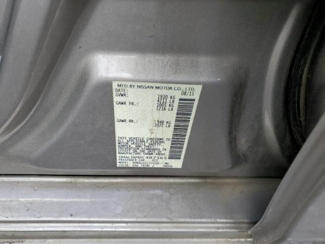 Photo 10 from auction – 2015 NISSAN ALTIMA 2.5 with VIN 1N4AL3AP6FC487565