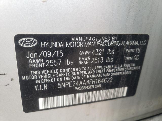 Photo 10 from auction – 2015 HYUNDAI SONATA ECO with VIN 5NPE24AA4FH164622