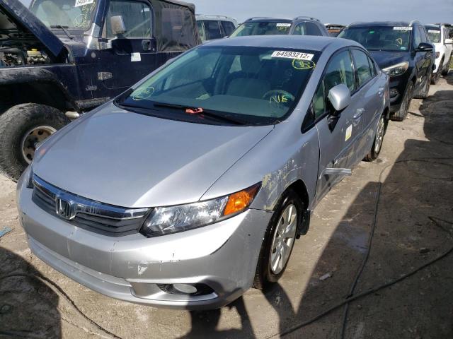 Photo 2 from auction – 2012 HONDA CIVIC LX with VIN 19XFB2F59CE074080