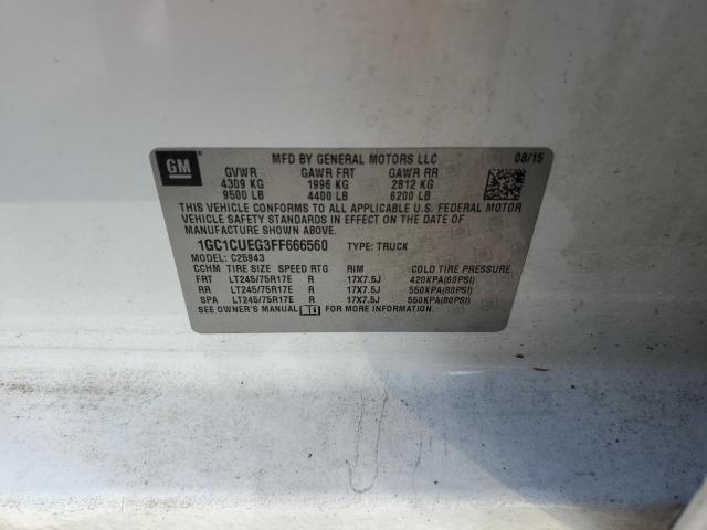 Photo 10 from auction – 2015 CHEVROLET SILVERADO with VIN 1GC1CUEG3FF666560