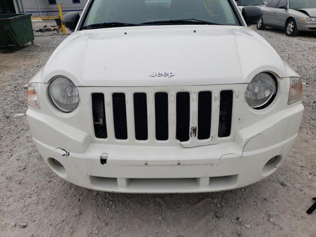 Photo 9 from auction – 2008 JEEP COMPASS SP with VIN 1J8FT47W38D772489