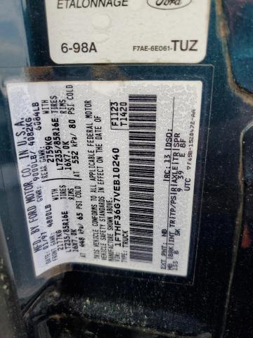 Photo 10 from auction – 1997 FORD F350 with VIN 1FTHF36G7VEB10240