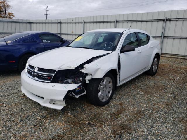 Photo 2 from auction – 2014 DODGE AVENGER SE with VIN 1C3CDZAB9EN160415