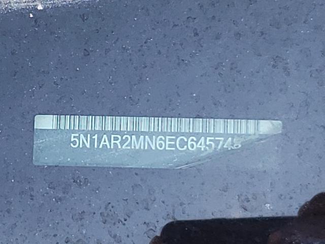Photo 10 from auction – 2014 NISSAN PATHFINDER with VIN 5N1AR2MN6EC645748