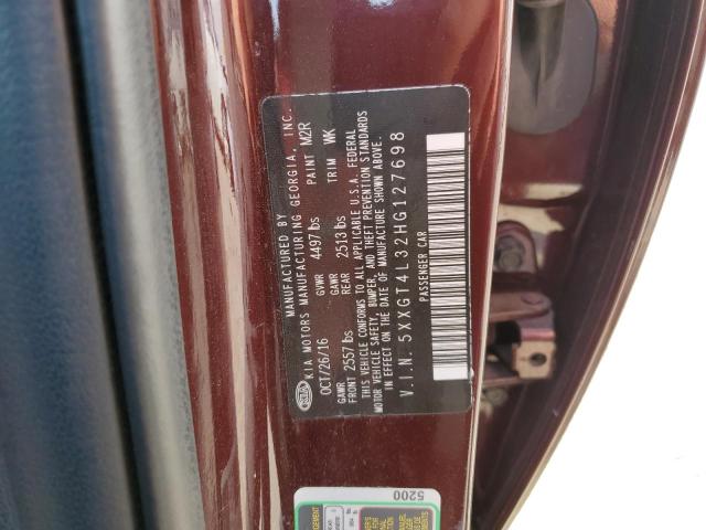 Photo 10 from auction – 2017 KIA OPTIMA LX with VIN 5XXGT4L32HG127698