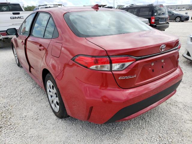 Photo 2 from auction – 2021 TOYOTA COROLLA LE with VIN 5YFEPMAE1MP263788