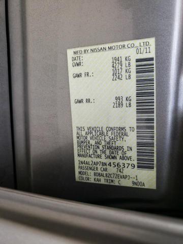 Photo 10 from auction – 2011 NISSAN ALTIMA BAS with VIN 1N4AL2AP7BN456379
