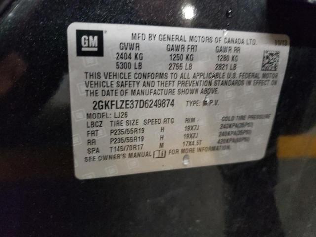 Photo 10 from auction – 2013 GMC TERRAIN DE with VIN 2GKFLZE37D6249874