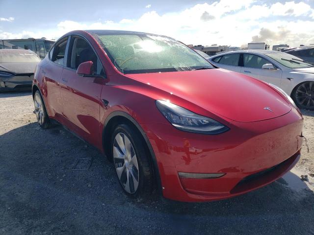TESLA MODEL Y 2021 with VIN 5YJYGDEE4MF174333 - Photo from auction