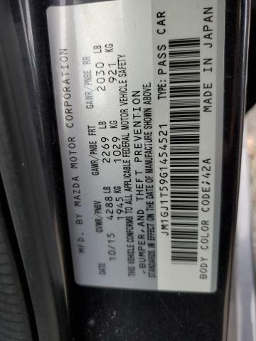 Photo 10 from auction – 2016 MAZDA 6 TOURING with VIN JM1GJ1T59G1454521
