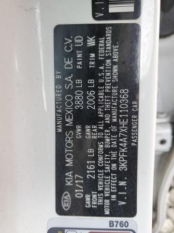Photo 10 from auction – 2017 KIA FORTE LX with VIN 3KPFK4A7XHE110368