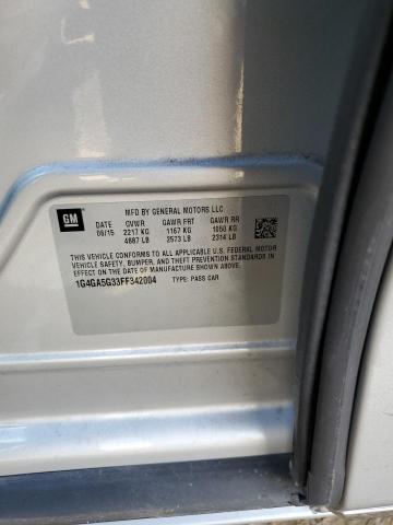 Photo 10 from auction – 2015 BUICK LACROSSE with VIN 1G4GA5G33FF342004