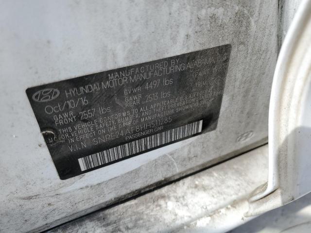 Photo 10 from auction – 2017 HYUNDAI SONATA SE with VIN 5NPE24AF8HH511285