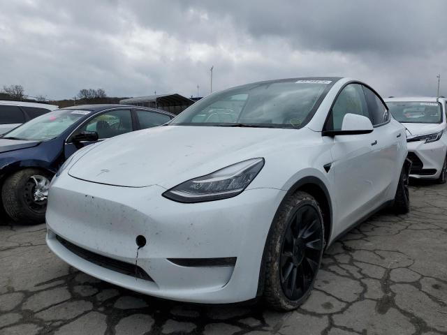 Photo 2 from auction – 2021 TESLA MODEL Y with VIN 5YJYGDEE2MF144425