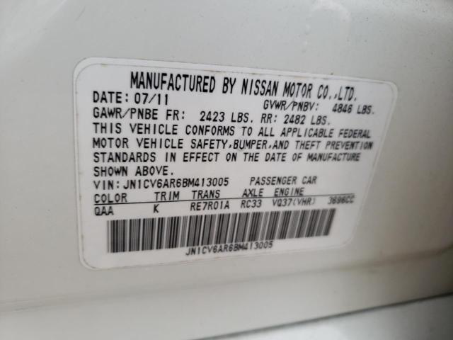 Photo 10 from auction – 2011 INFINITI G37 with VIN JN1CV6AR6BM413005