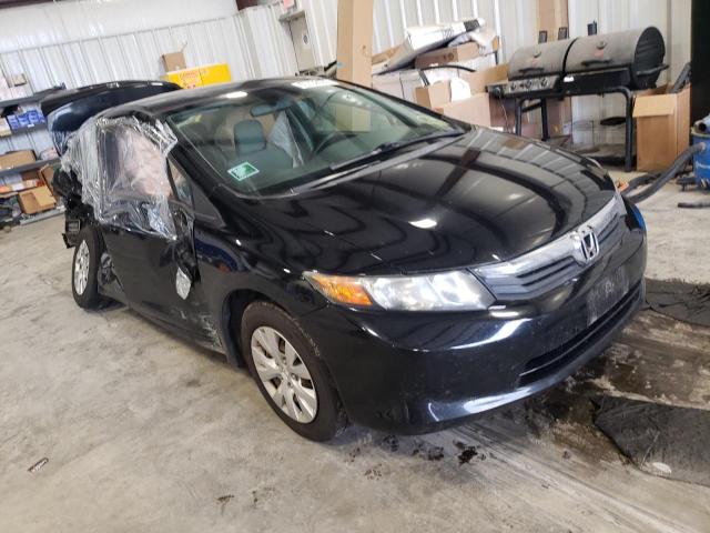 HONDA CIVIC LX 2012 with VIN 2HGFB2F56CH597353 - Photo from auction
