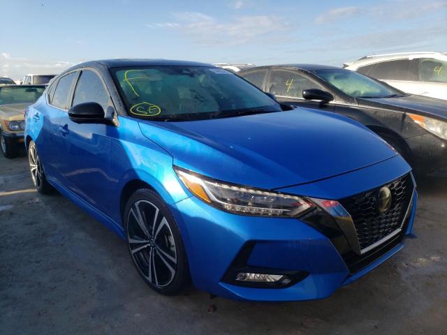NISSAN SENTRA SR 2022 with VIN 3N1AB8DV3NY209333 - Photo from auction