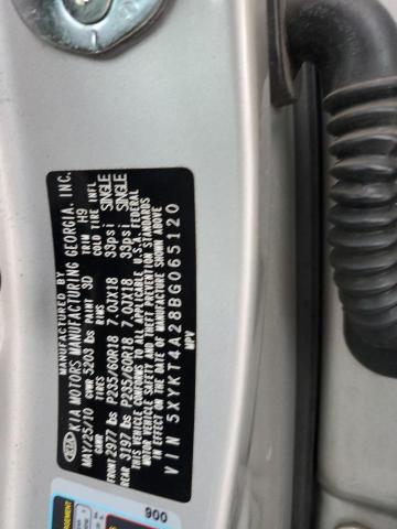 Photo 10 from auction – 2011 KIA SORENTO BA with VIN 5XYKT4A28BG065120