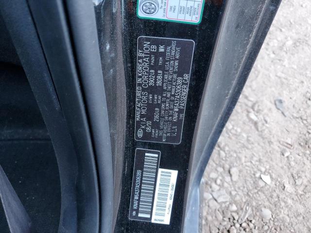 Photo 10 from auction – 2010 KIA FORTE SX with VIN KNAFW6A37A5306389