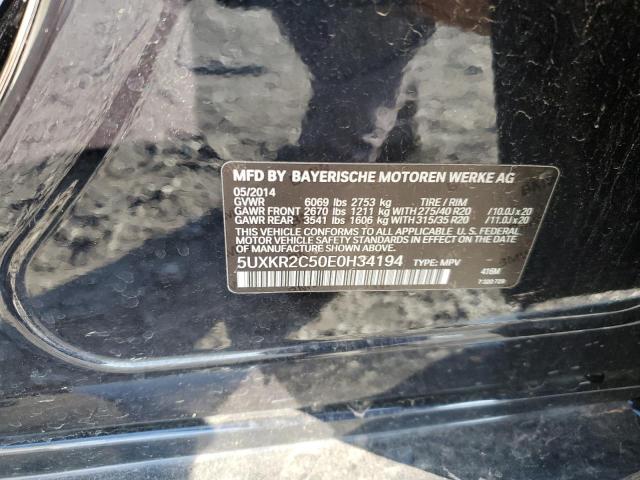 Photo 10 from auction – 2014 BMW X5 SDRIVE3 with VIN 5UXKR2C50E0H34194