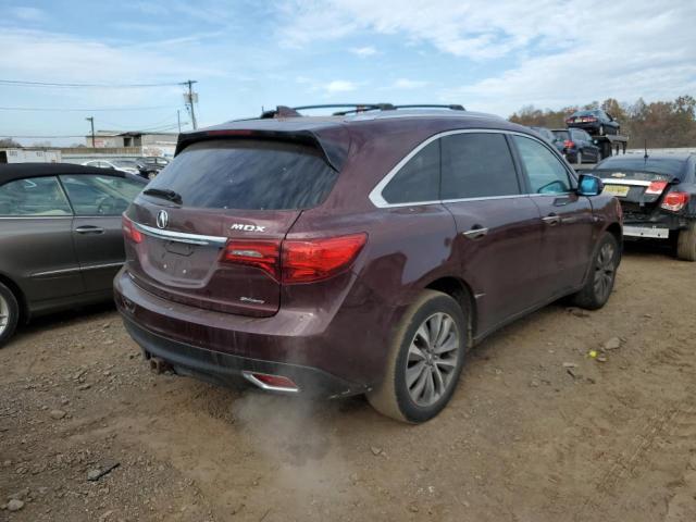 Photo 4 from auction – 2014 ACURA MDX TECHNO with VIN 5FRYD4H46EB024963