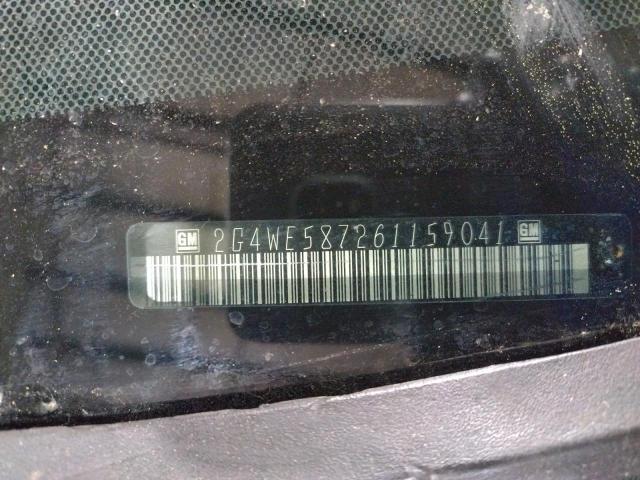 Photo 10 from auction – 2006 BUICK LACROSSE C with VIN 2G4WE587261159041