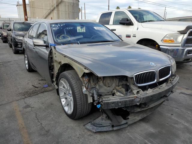 BMW 745 I 2002 with VIN WBAGL634X2DP57939 - Photo from auction
