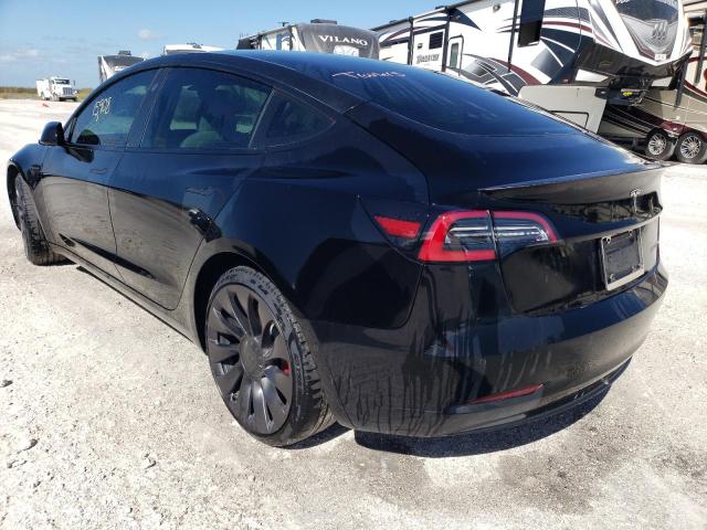 Photo 3 from auction – 2022 TESLA MODEL 3 with VIN 5YJ3E1EC8NF109368
