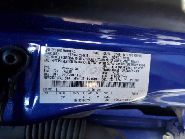 Photo 10 from auction – 2013 FORD FOCUS SE with VIN 1FADP3F25DL123830