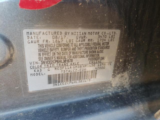 Photo 10 from auction – 2017 NISSAN VERSA NOTE with VIN 3N1CE2CP6HL381678