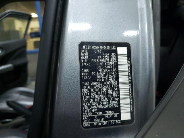 Photo 10 from auction – 2013 NISSAN JUKE with VIN JN8AF5MV6DT223755