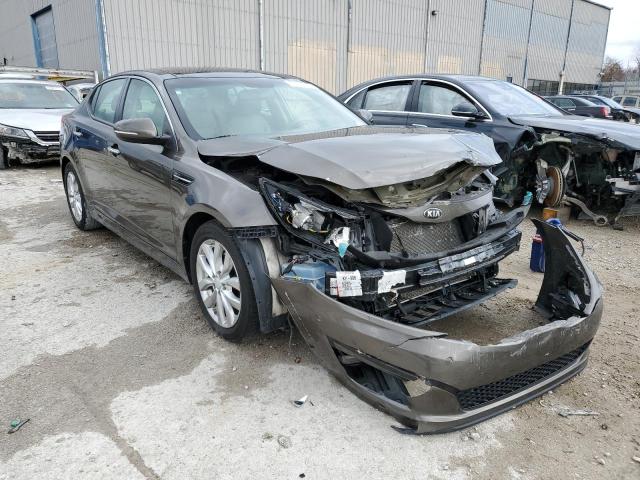 KIA OPTIMA EX 2014 with VIN 5XXGN4A75EG343167 - Photo from auction
