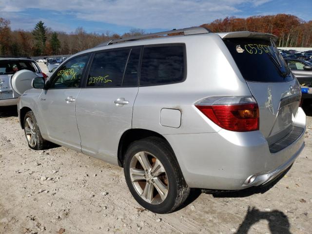 Photo 3 from auction – 2008 TOYOTA HIGHLANDER with VIN JTEES43A782096457