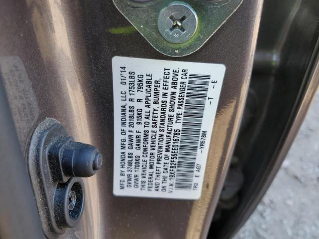 Photo 10 from auction – 2014 HONDA CIVIC LX with VIN 19XFB2F56EE016785