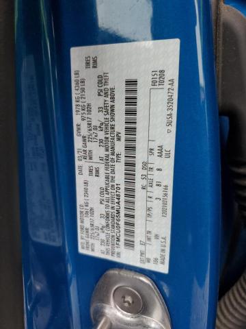 Photo 10 from auction – 2021 FORD ESCAPE S with VIN 1FMCU0F65MUA48701