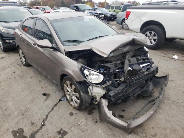 HYUNDAI ACCENT GLS 2012 with VIN KMHCU4AE1CU166751 - Photo from auction