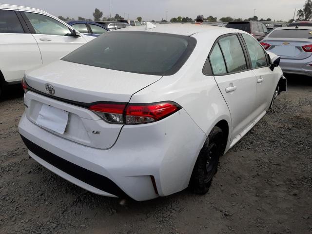 Photo 4 from auction – 2021 TOYOTA COROLLA LE with VIN 5YFEPMAE8MP243179