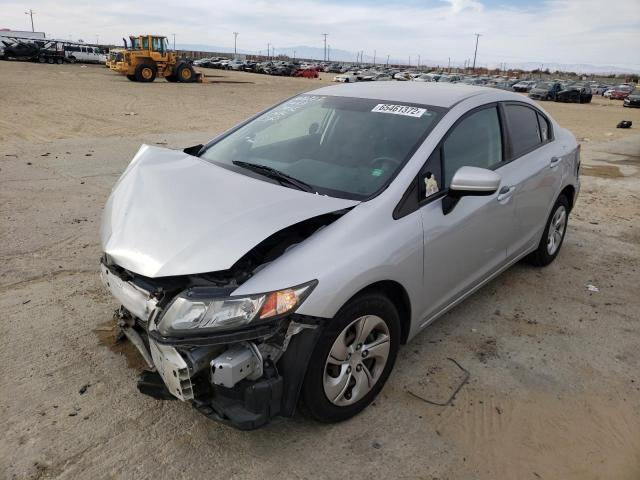 Photo 2 from auction – 2015 HONDA CIVIC LX with VIN 2HGFB2F58FH544528