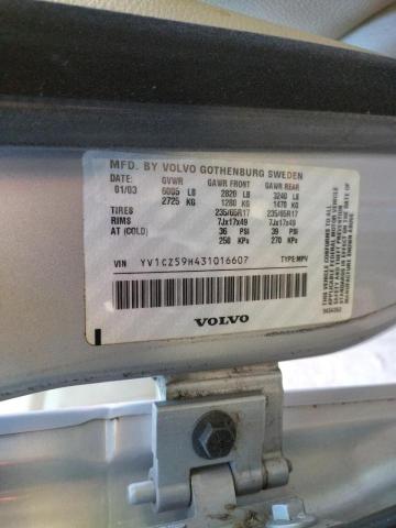 Photo 10 from auction – 2003 VOLVO XC90 with VIN YV1CZ59H431016607
