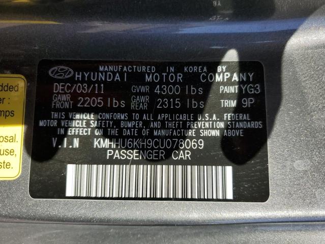 Photo 10 from auction – 2012 HYUNDAI GENESIS CO with VIN KMHHU6KH9CU078069