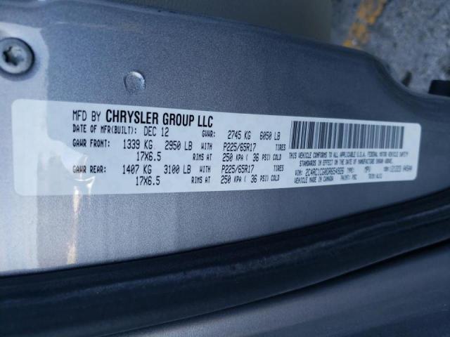 Photo 10 from auction – 2013 CHRYSLER TOWN & COU with VIN 2C4RC1CG0DR654926
