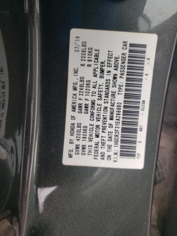 Photo 10 from auction – 2014 HONDA ACCORD LX with VIN 1HGCR2F31EA288890