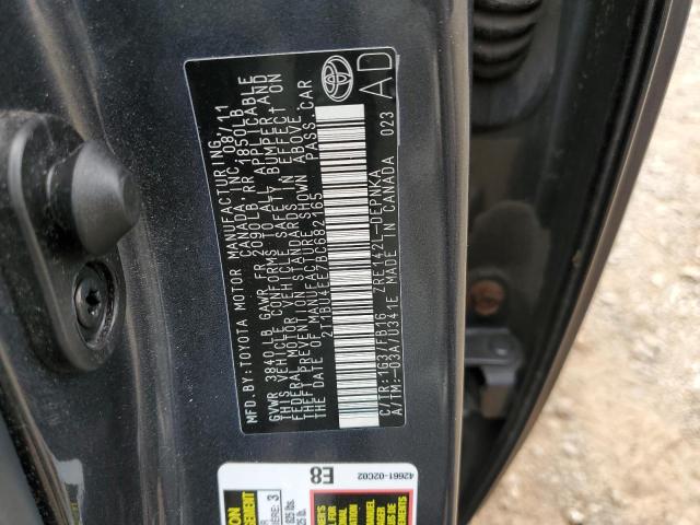 Photo 10 from auction – 2011 TOYOTA COROLLA BA with VIN 2T1BU4EE7BC682165