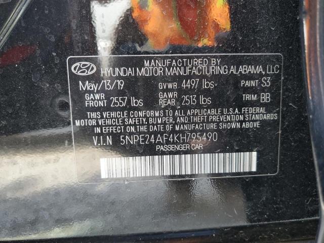 Photo 10 from auction – 2019 HYUNDAI SONATA SE with VIN 5NPE24AF4KH795490